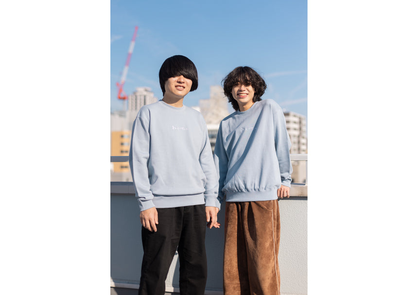 刺繍ロゴスウェット