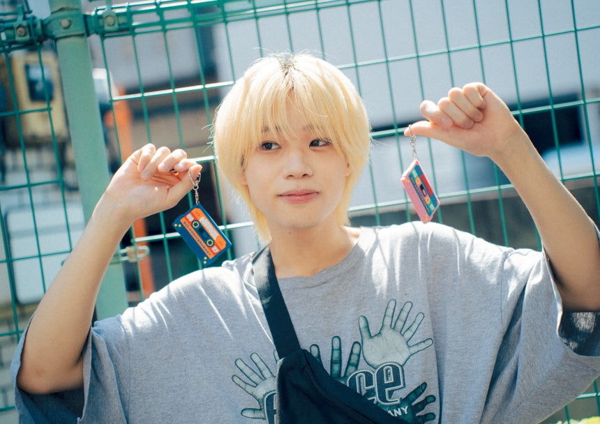 カセットテープラバーキーホルダー