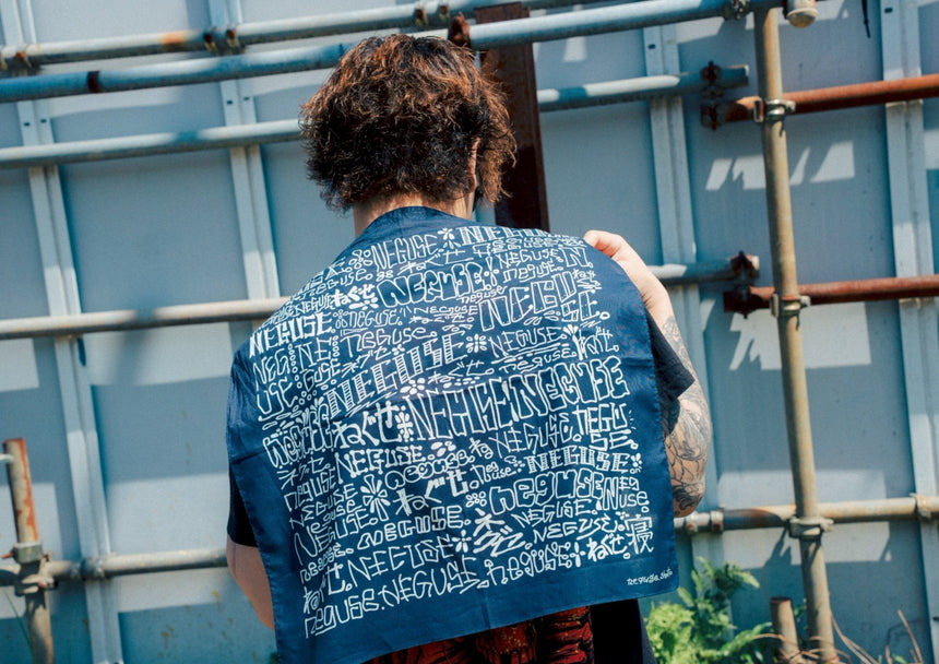 ねぐせ。バンダナ