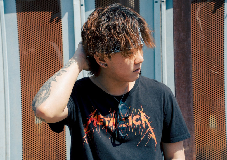 ねぐせ。バンダナ